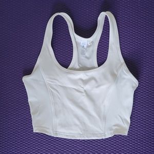 Balance Athletica White Athletic Crop Top